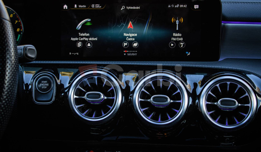 Mercedes-Benz CLA Shooting Brake 250e SB AMG, Burmester, Ambient, Servis grátis, Slovenské