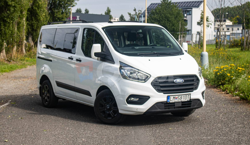 Ford Transit Custom 79kW M6, 9miest, 1. majiteľ, Nelakované, Nová STK