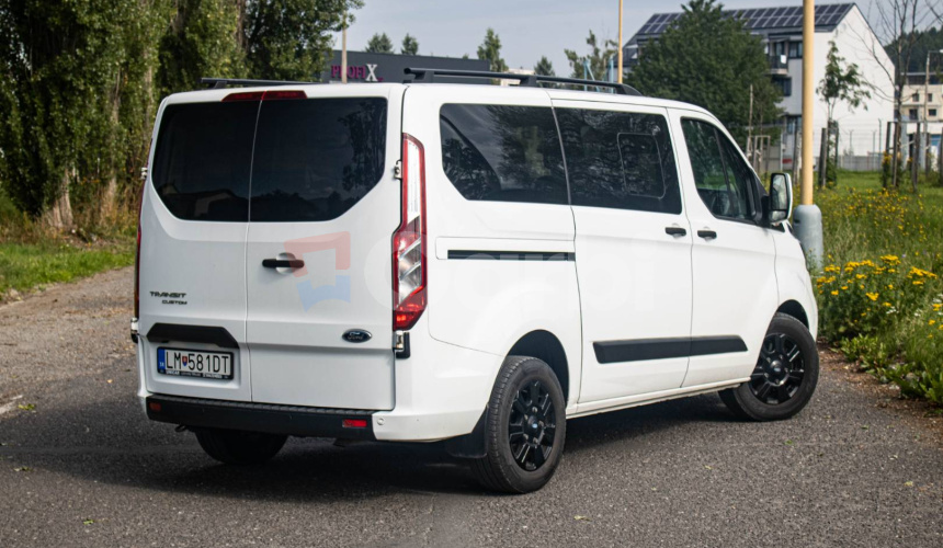 Ford Transit Custom 79kW M6, 9miest, 1. majiteľ, Nelakované, Nová STK
