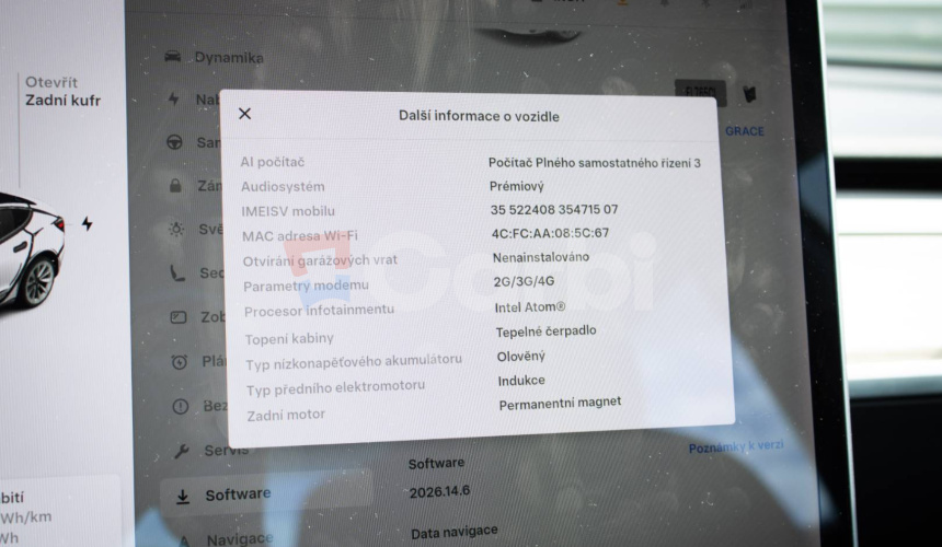 Tesla Model 3 Long Range Refresh 86% SOH, Matrix LED, Tepelko, odpočet DPH
