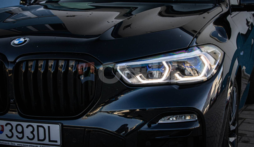 BMW X5 40d xDrive, V záruke, M-Sport, Laserové svetlá, Nočné videnie, Shadowline R22