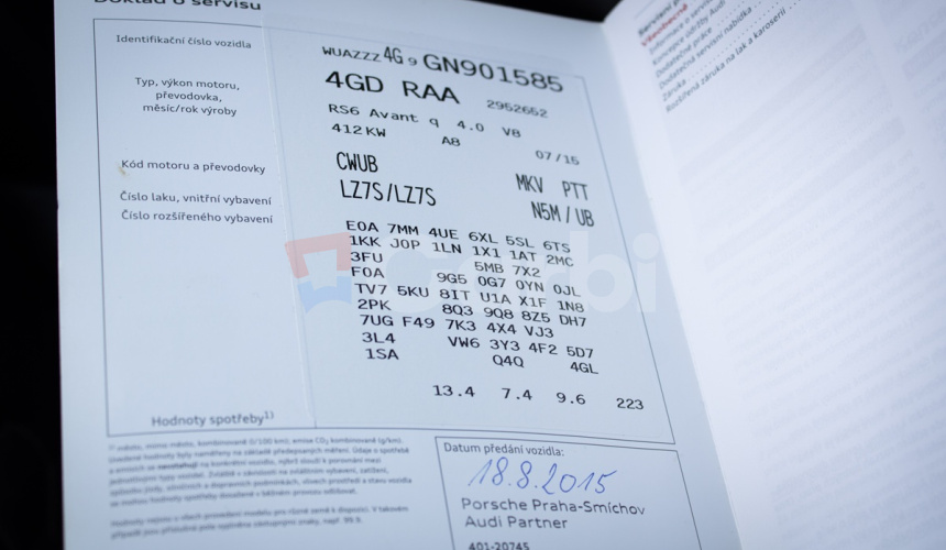 Audi RS6 Avant MTM 750 PS, Nelakovaná, Po veľkom servise motora, Milltek výfuk, Carbon