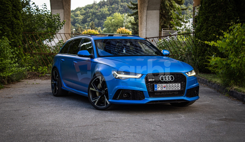 Audi RS6 Avant MTM 750 PS, Nelakovaná, Po veľkom servise motora, Milltek výfuk, Carbon