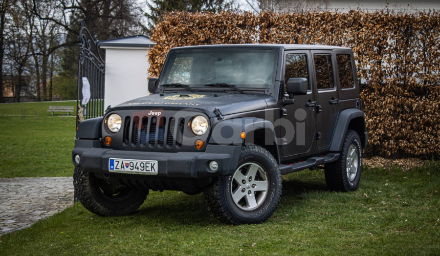Jeep Wrangler 2.8 CRD Unlimited, 1. majiteľ, Slovenské, Nelakované, vo fólii