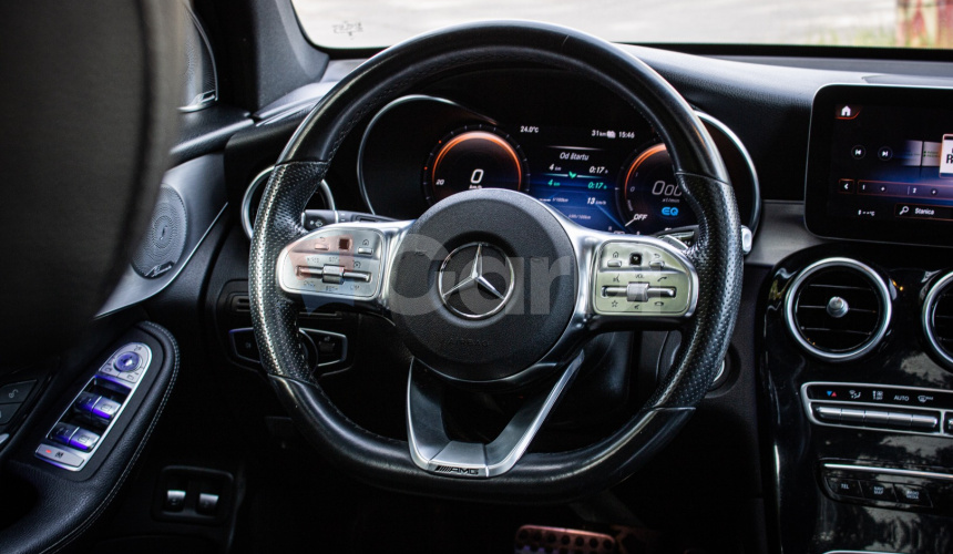 Mercedes-Benz GLC SUV 300e 4Matic, AMG, Night, Pano, Burmester, Webasto, Nelakované, R20