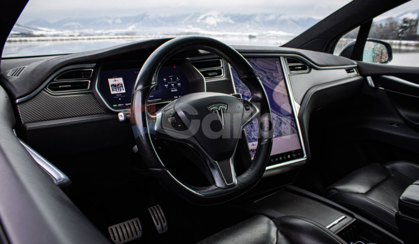 Tesla Model X 90D Ludicrous 700PS 7 miest, Free Supercharger SC01, SOH 98%, CCS adaptér