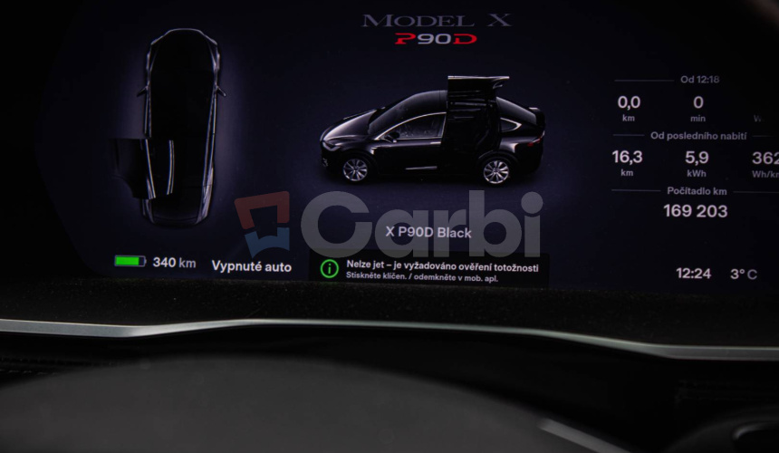 Tesla Model X 90D Ludicrous 700PS 7 miest, Free Supercharger SC01, SOH 98%, CCS adaptér