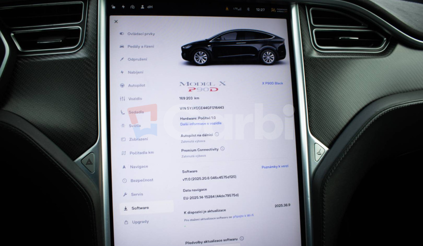 Tesla Model X 90D Ludicrous 700PS 7 miest, Free Supercharger SC01, SOH 98%, CCS adaptér