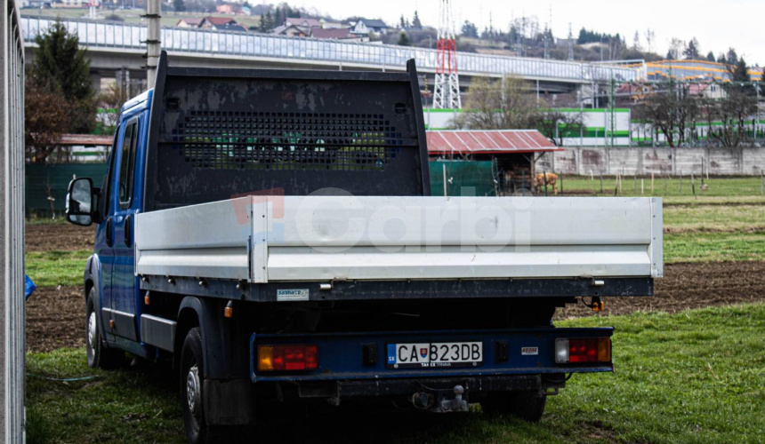 Peugeot Boxer 3.0 HDI Valník, L3H1 korba 3 metre, 7 miestne