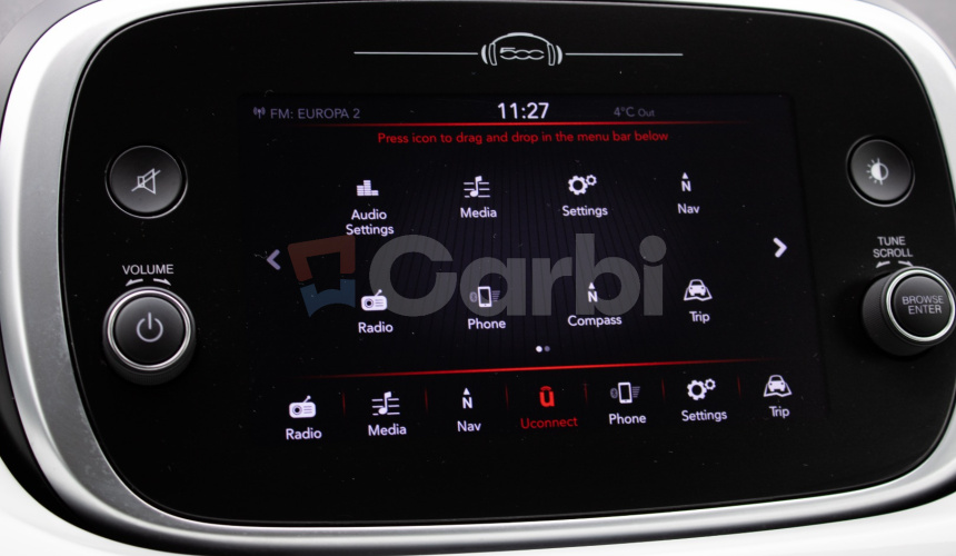 Fiat 500X 1.4 MultiAir Lounge, úplná história, vyhrievaný volant aj sedadlá, DPH