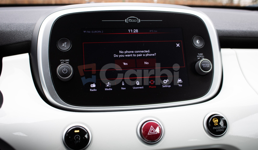 Fiat 500X 1.4 MultiAir Lounge, úplná história, vyhrievaný volant aj sedadlá, DPH