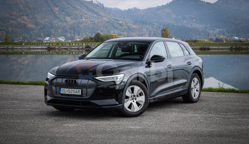 Audi E-tron 55 quattro, webasto, vzduchový podvozok, ťažné, DPH, SOH 87%