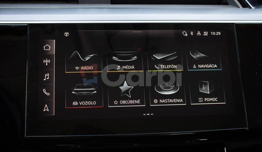 Audi E-tron 55 quattro, webasto, vzduchový podvozok, ťažné, DPH, SOH 87%