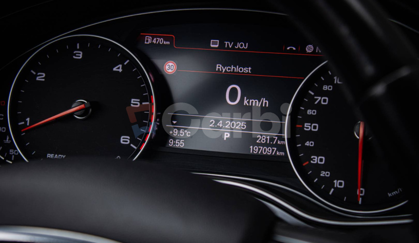 Audi A6 3.0 TDI Quattro 160kW, Webasto, Nočné videnie, Vzduch, Masáž, HUD, TV, ťažné