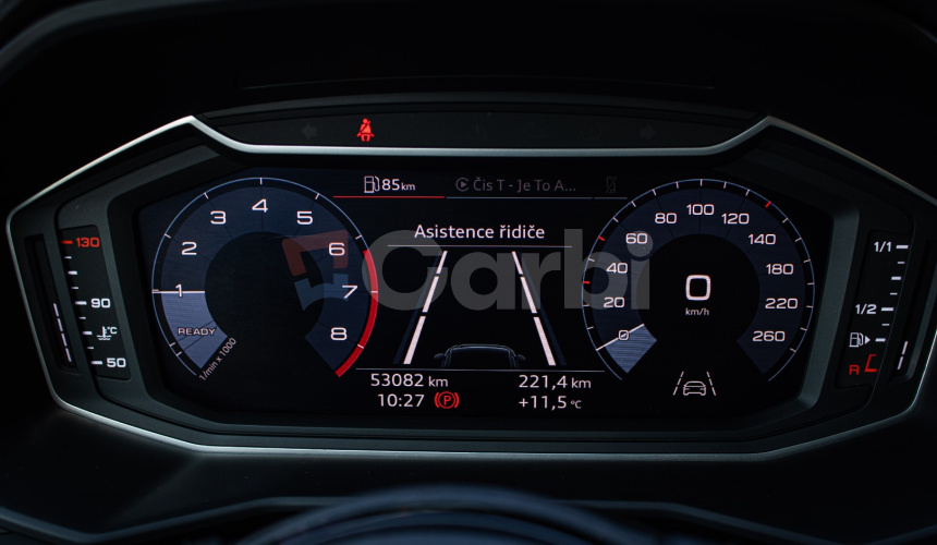 Audi A1 30 TFSI 85kW, Led svetlá, Ambient, R17 alu, Zrkadlenie obrazovky, Qi nabíjanie