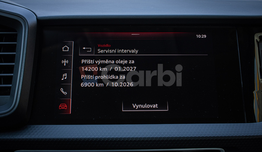 Audi A1 30 TFSI 85kW, Led svetlá, Ambient, R17 alu, Zrkadlenie obrazovky, Qi nabíjanie