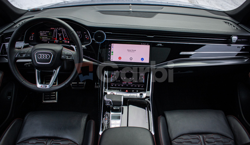 Audi RSQ8 4.0 TFSI Full Carbon, Masáž, Soft-close, Pano, R23, v záruke, DPH