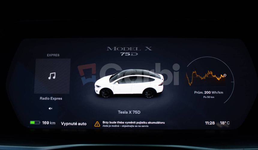 Tesla Model X 75D free supercharger, EAP, 6 miestna verzia, vyservisovaný podvozok, CCS ad.