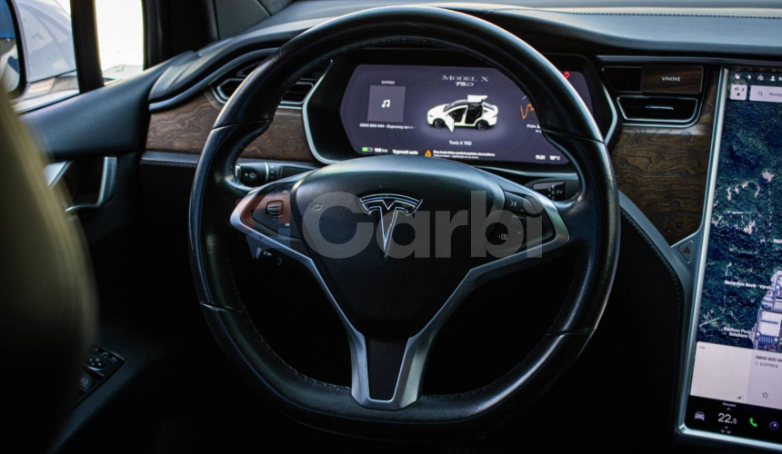 Tesla Model X 75D free supercharger, EAP, 6 miestna verzia, vyservisovaný podvozok, CCS ad.