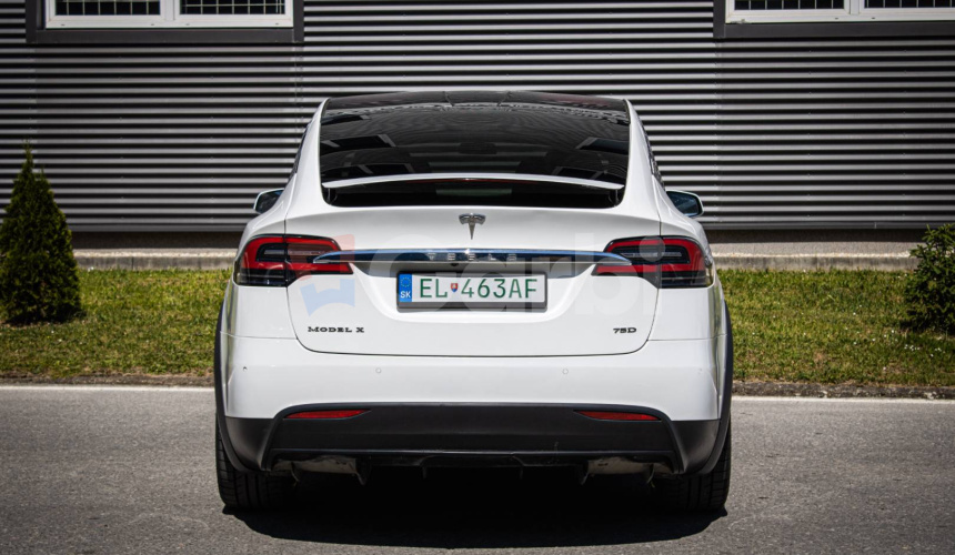 Tesla Model X 75D free supercharger, EAP, 6 miestna verzia, vyservisovaný podvozok, CCS ad.