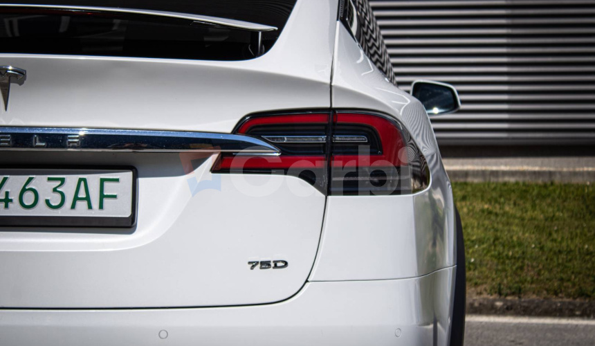 Tesla Model X 75D free supercharger, EAP, 6 miestna verzia, vyservisovaný podvozok, CCS ad.