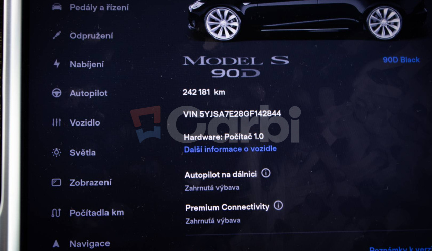 Tesla Model S 90D Free Supercharging SC01, SOH 92%, Vzduch, Panoráma, Autopilot