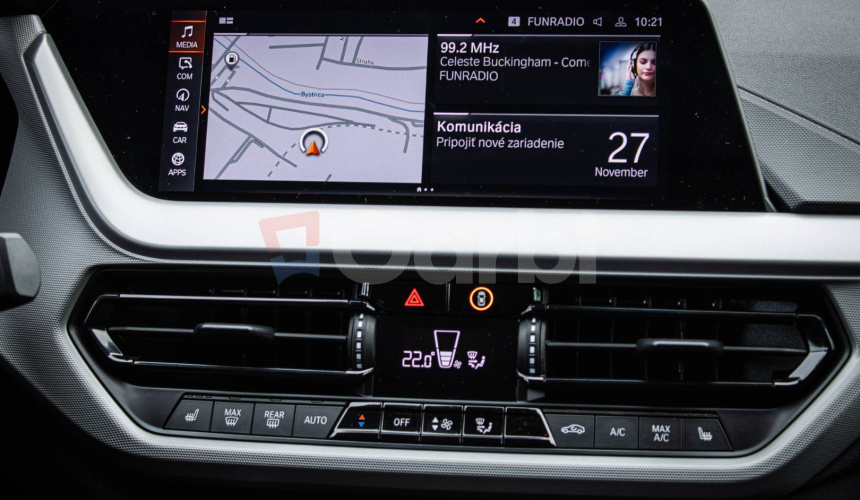 BMW Rad 1 116d Automat, Black Edit, LED svetlá, R18 ALU, DPH