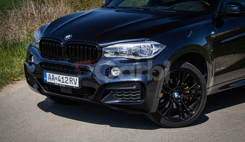 BMW X6 xDrive 30d Mpacket, nové komplet rozvody, LED svetlá, Harman, šíber, HUD, ŤZ
