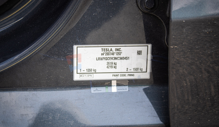 Tesla Model Y Long Range Nelakované, Ryzen, vyhrievaný volant, stierače, DPH