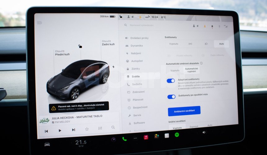 Tesla Model Y Long Range Nelakované, Ryzen, vyhrievaný volant, stierače, DPH