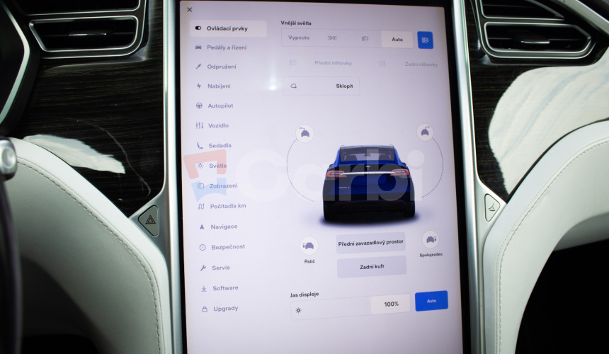Tesla Model X 75D Free Supercharging SC01, 6 miestna, Ťažné, TOP konfigurácia