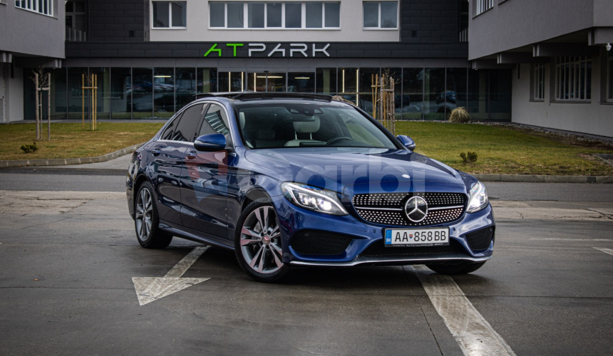 C 250d 4Matic, AMG, Pano, HUD, Webasto, Burmester, kamera, ambient