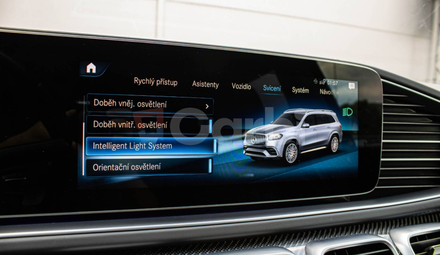 Mercedes-Benz GLS 63S 7m, Akrapovič, Fólia, Keramické brzdy, Soft Close, Masáž