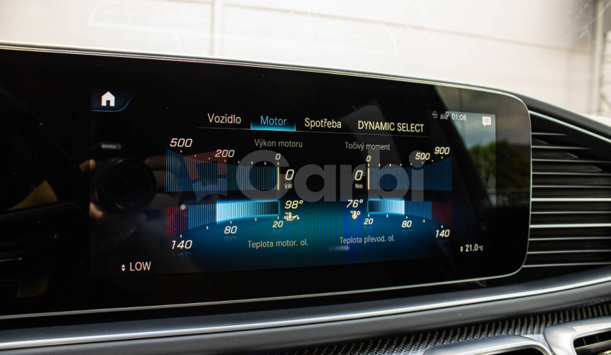 Mercedes-Benz GLS 63S 7m, Akrapovič, Fólia, Keramické brzdy, Soft Close, Masáž