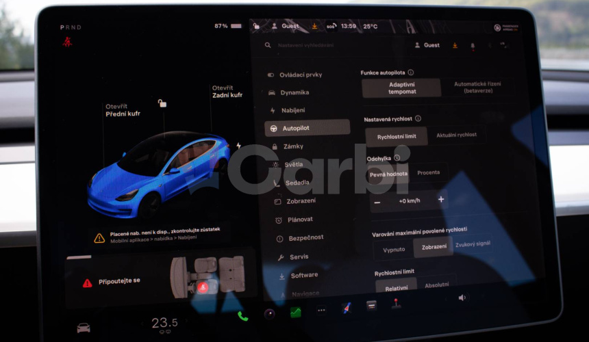 Tesla Model 3 Long Range 4x4 Premium Sound, Biely interiér, odpočet DPH