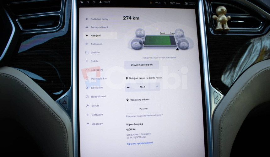 Tesla Model S 70d AWD, Free supercharger, CCS 2 adaptér, po servise