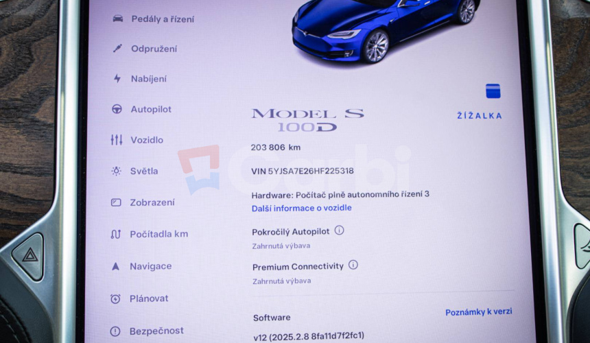 Tesla Model S 100 D, Free Supercharger, EAP, MC2 čip ,Vzduch, CCS adaptér, DPH