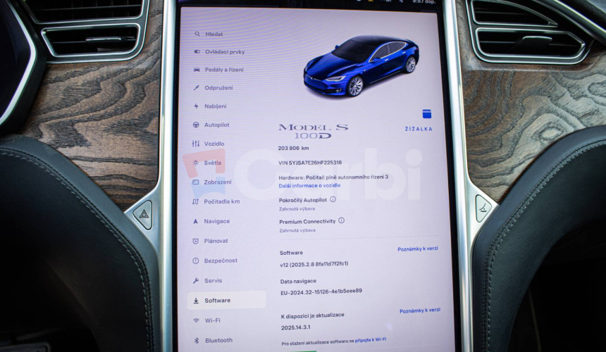 Tesla Model S 100 D, Free Supercharger, EAP, MC2 čip ,Vzduch, CCS adaptér, DPH