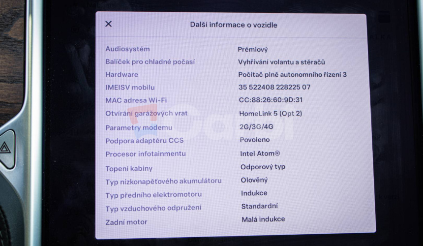 Tesla Model S 100 D, Free Supercharger, EAP, MC2 čip ,Vzduch, CCS adaptér, DPH