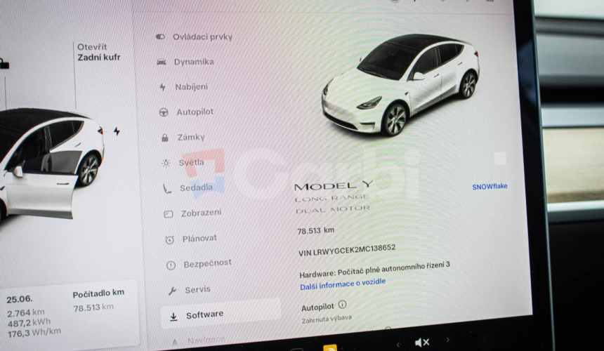 Tesla Model Y Long Range, ťažné, R20, nelakované, odpočet DPH
