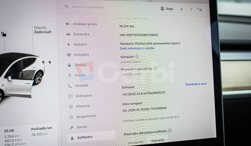 Tesla Model Y Long Range, ťažné, R20, nelakované, odpočet DPH