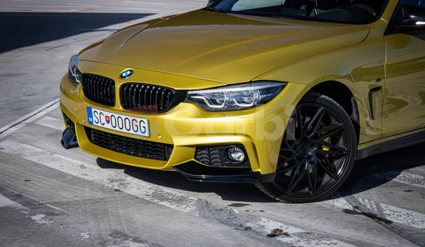 BMW Rad 4 Gran Coupé M440i xDrive M Performance, M výfuk, HUD, Harman Kardon, Austin Yellow, TO
