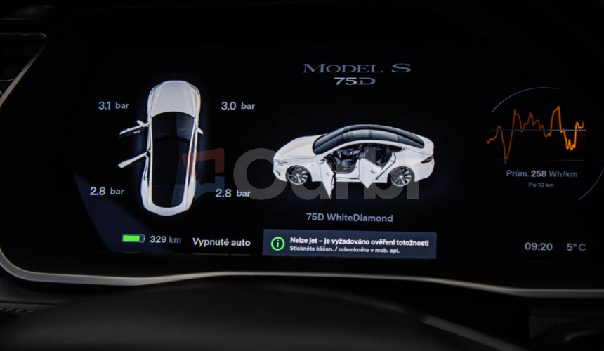 Tesla Model S 75D Free Supercharging, SOH 92%, Vzduch, Panoráma, Dechrom