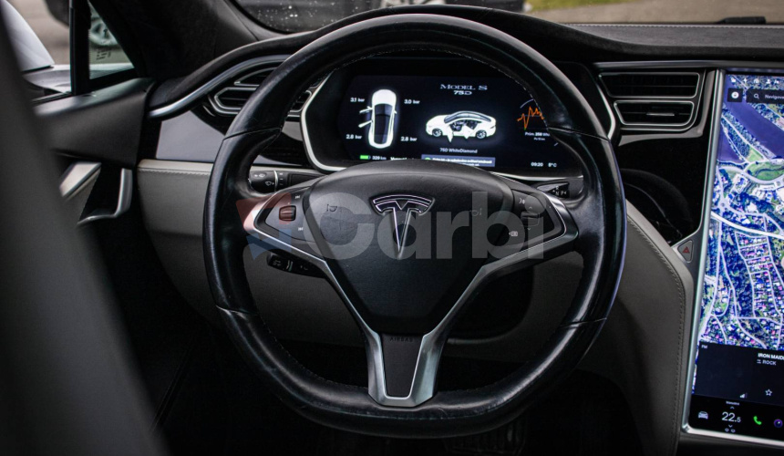Tesla Model S 75D Free Supercharging, SOH 92%, Vzduch, Panoráma, Dechrom