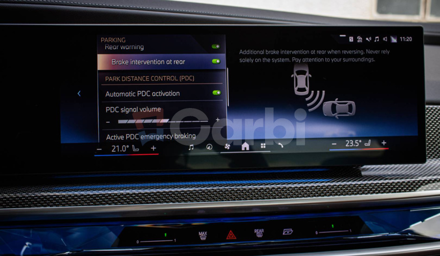 BMW Rad 7 740d xDrive M Pro, Merino Tartufo, Theatre, Massage, Sky Lounge, Carbon, TOP