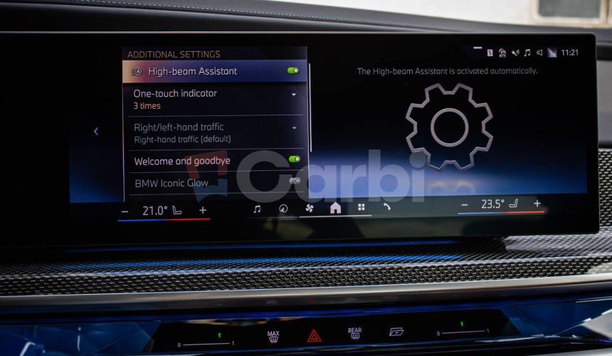 BMW Rad 7 740d xDrive M Pro, Merino Tartufo, Theatre, Massage, Sky Lounge, Carbon, TOP