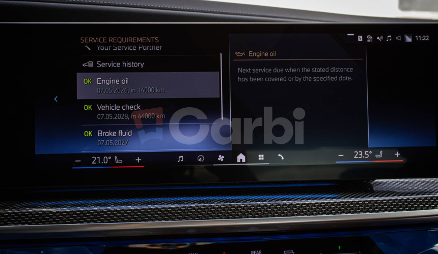 BMW Rad 7 740d xDrive M Pro, Merino Tartufo, Theatre, Massage, Sky Lounge, Carbon, TOP