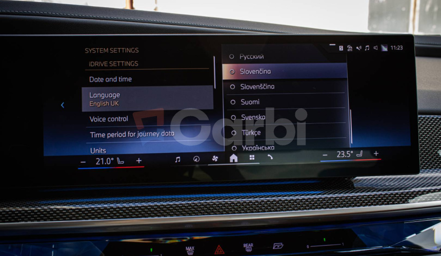 BMW Rad 7 740d xDrive M Pro, Merino Tartufo, Theatre, Massage, Sky Lounge, Carbon, TOP