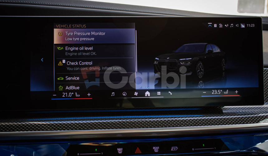 BMW Rad 7 740d xDrive M Pro, Merino Tartufo, Theatre, Massage, Sky Lounge, Carbon, TOP