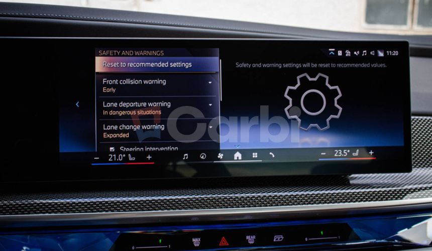 BMW Rad 7 740d xDrive M Pro, Merino Tartufo, TV, Massage, Crystal, Sky Lounge, Carbon, TOP